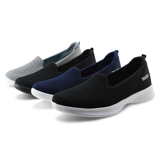 Womens Breathable Knit Loafers